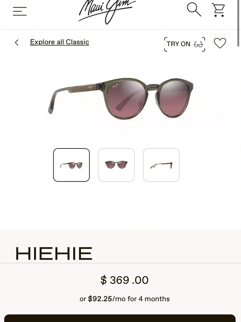 Maui Jim HieHie Polarized Sunglasses